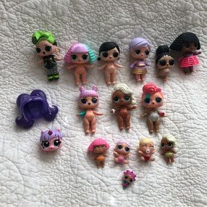 Lot of Various LOL Dolls and Accessories